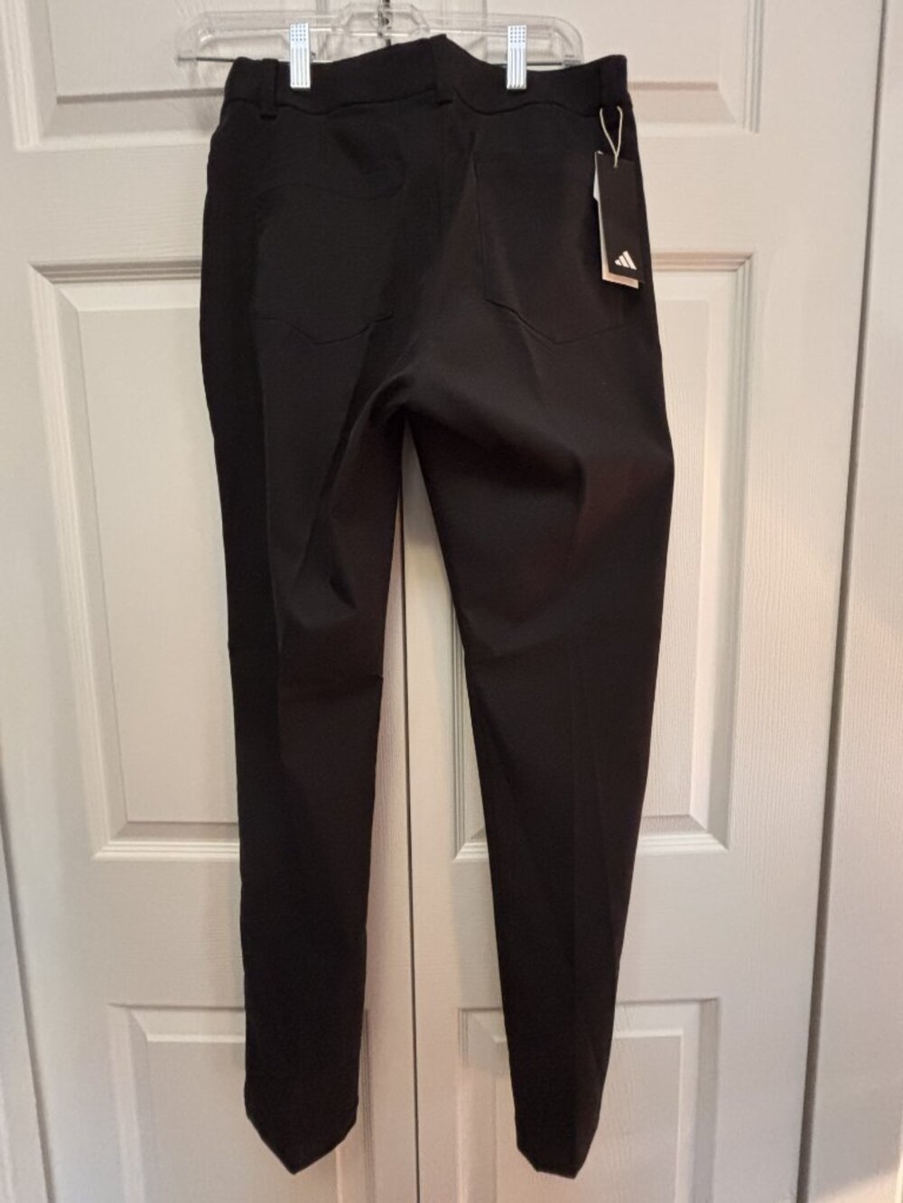 Women's Adidas Black Athletic Pants NWT Size 6x28 5 Pocket Stretch Golf Sport - Picture 3 of 3